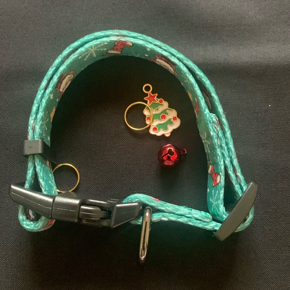 Pet Christmas Collar + Charms